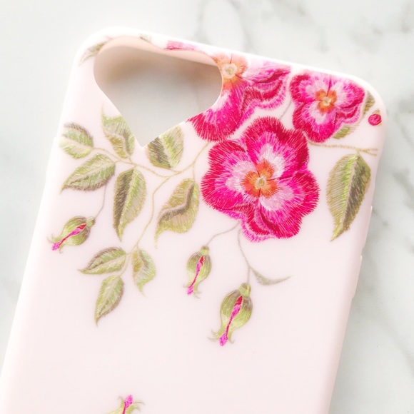 NEW iPhone 7+/8+/6+/6s+ Pink Floral Soft Case - Picture 2 of 3